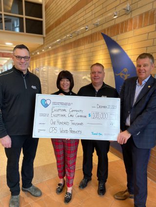 CPS Wood Products Donates $100,000